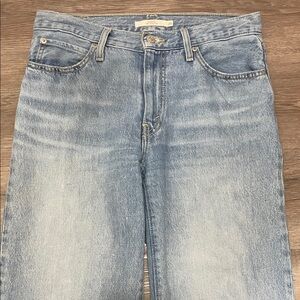 Men's Light Blue Straight Jeans